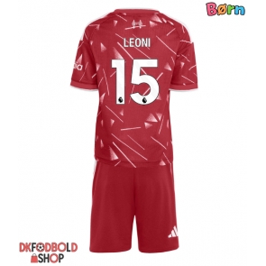 Liverpool Giovanni Leoni #15 Hjemmebanesæt Børn 2026-27 Kort ærmer (+ korte bukser)